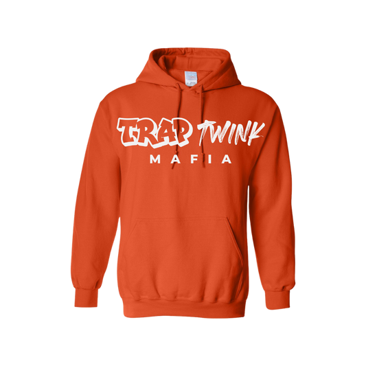 TRAP TWINK MAFIA HOODIE - CONVICT ORANGE